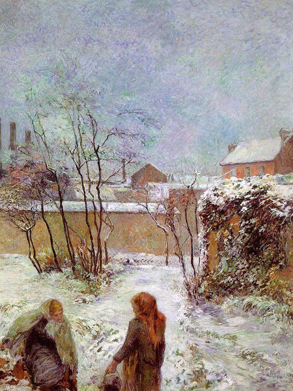 Paul Gauguin The Garden in Winter, rue Carcel china oil painting image